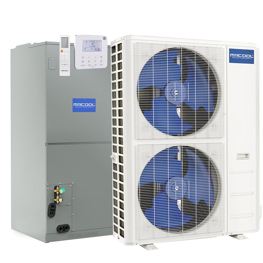 MRCOOL 5 Ton 15.3 SEER2 Hyper Heat Central Ducted Heat Pump Complete System w/ 10 Year Labor Warranty