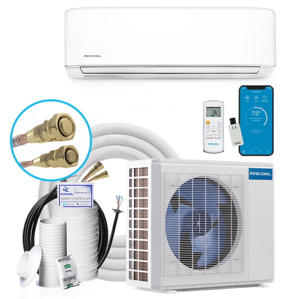 MrCool DIY 4th Gen 36k BTU Ductless Mini-Split Heat Pump Complete System - 208-230V/60Hz